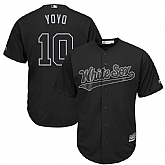 White Sox 10 Yoan Moncada Yoyo Black 2019 Players' Weekend Player Jersey Dzhi,baseball caps,new era cap wholesale,wholesale hats